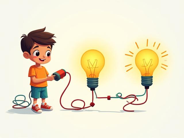 Step-by-step illustrations on how to build a simple circuit